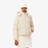Damen-Daunenjacke mit Kapuze in lockerer Passform