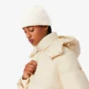 Damen-Daunenjacke mit Kapuze in lockerer Passform