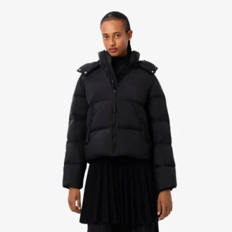 Damen-Daunenjacke mit Kapuze in Relaxed Fit