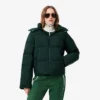Damen-Daunenjacke mit Kapuze in Relaxed Fit
