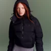 Damen-Daunenjacke mit Kapuze in Relaxed Fit