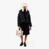 Damen-Daunenjacke mit Kapuze in Relaxed Fit