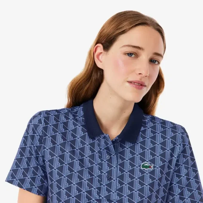 Damen-Golf-Poloshirt mit UV-Schutz in Regular-Passform