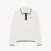 Damen-Golf-Pullover mit Stretch-Poloshirt-Kragen