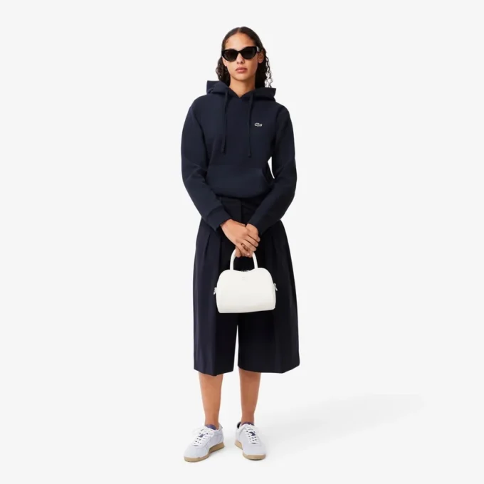 Damen-Hoodie mit lockerer Passform aus Piqué