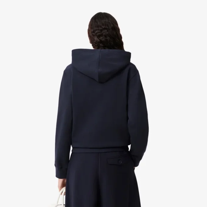 Damen-Hoodie mit lockerer Passform aus Piqué