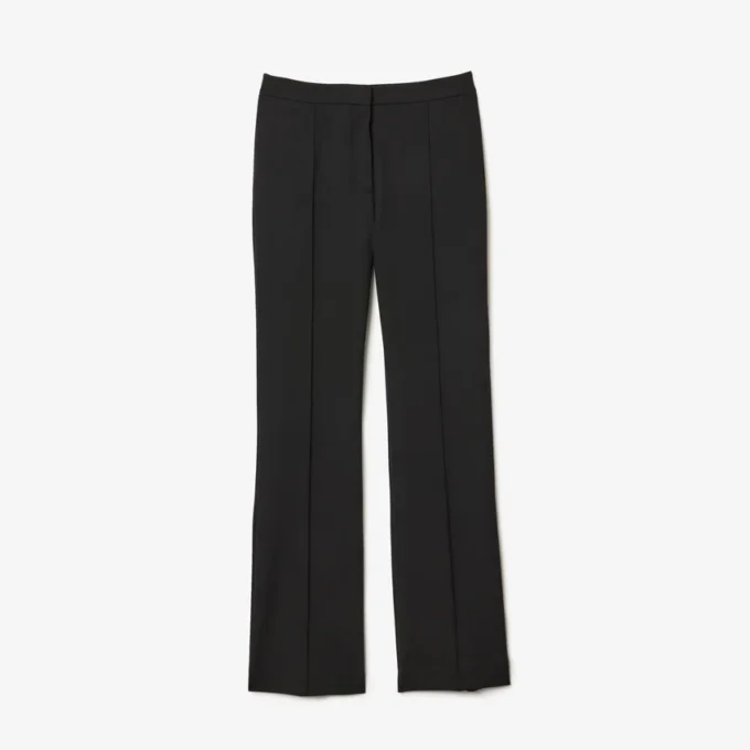 Damen-Hose mit hoher Taille und ausgestelltem Schnitt