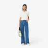 Damen-Jeans mit weitem Bein