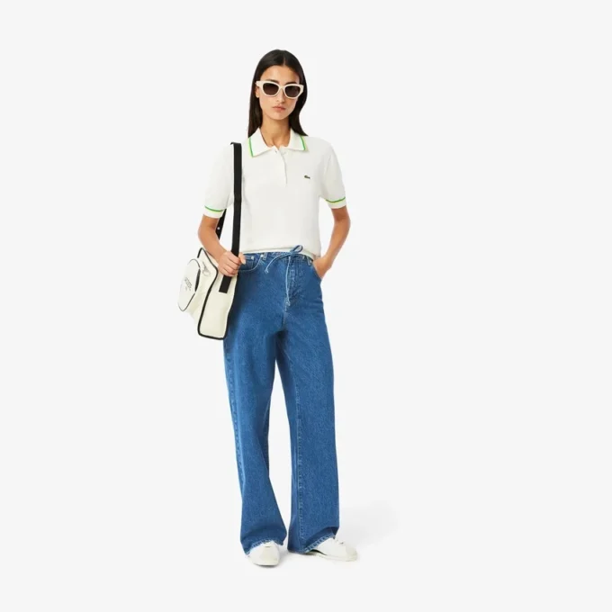 Damen-Jeans mit weitem Bein