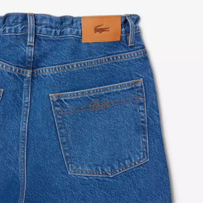 Damen-Jeans mit weitem Bein