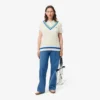 Damen-Jeans mit weitem Bein