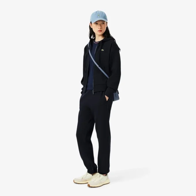 Damen-Jersey-T-Shirt mit Kontrastbesatz