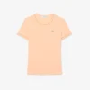 Damen-Jersey-T-Shirt mit Kontrastbesatz