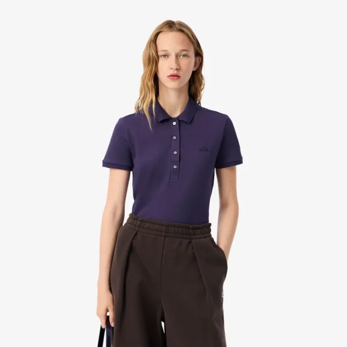 Damen L.12.D Slim Fit Stretch Mini Piqua Poloshirt
