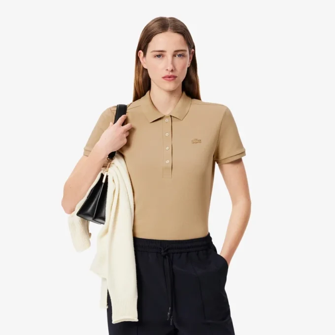 Damen L.12.D Slim Fit Stretch Mini Piqua Poloshirt