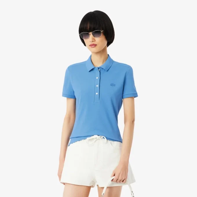 Damen L.12.D Slim Fit Stretch Mini Piqua Poloshirt