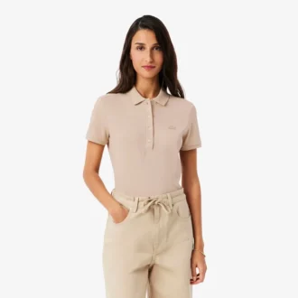 Damen L.12.D Slim Fit Stretch Mini Piqua Poloshirt