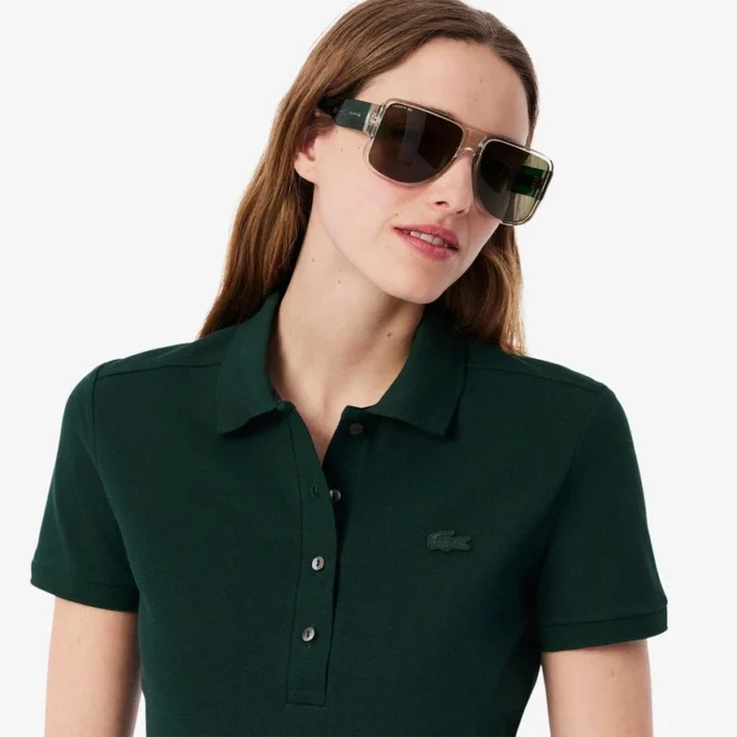 Damen L.12.D Slim Fit Stretch Mini Piqua Poloshirt