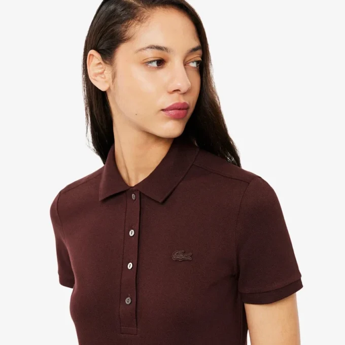Damen L.12.D Slim Fit Stretch Mini Piqua Poloshirt