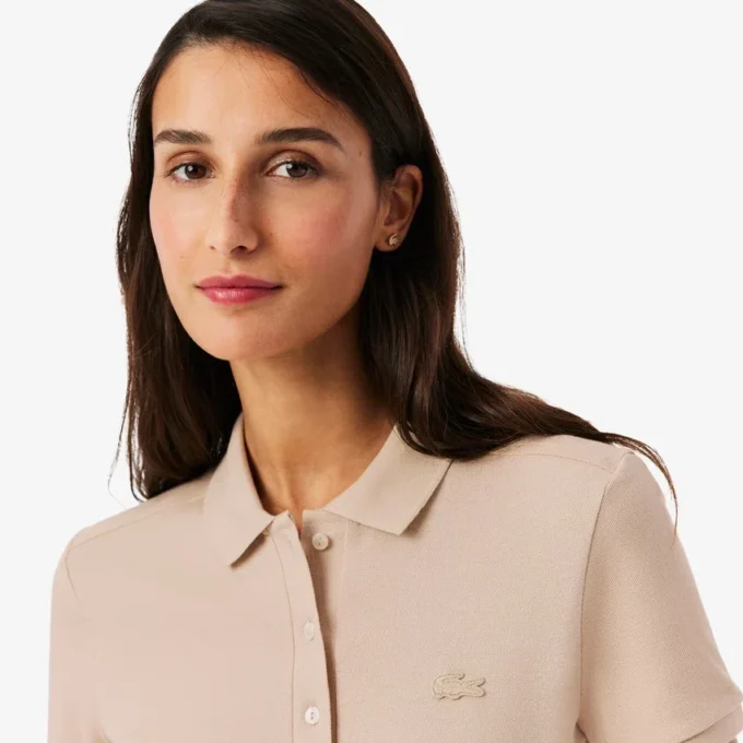 Damen L.12.D Slim Fit Stretch Mini Piqua Poloshirt