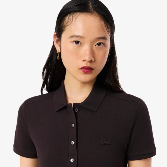 Damen L.12.D Slim Fit Stretch Mini Piqua Poloshirt