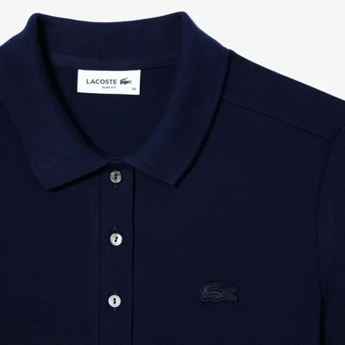 Damen L.12.D Slim Fit Stretch Mini Piqua Poloshirt
