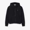 Damen-Piqué-Hoodie mit Reißverschluss