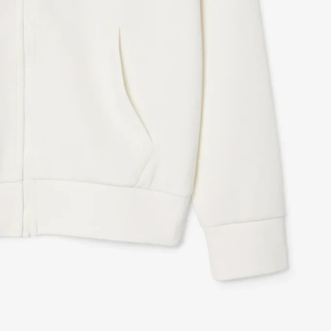 Damen-Piqué-Hoodie mit Reißverschluss