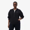 Damen-Piqué-Hoodie mit Reißverschluss