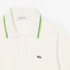 Damen-Poloshirt aus nahtloser 3D-Stretch-Baumwolle in verkürzter Passform
