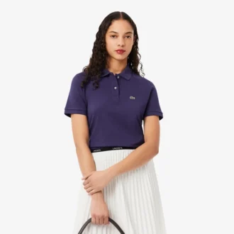 Damen-Poloshirt in Regular Fit aus geschmeidigem Petit Piqué