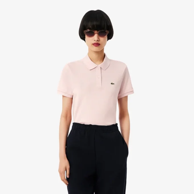 Damen-Poloshirt in Regular Fit aus geschmeidigem Petit Piqué
