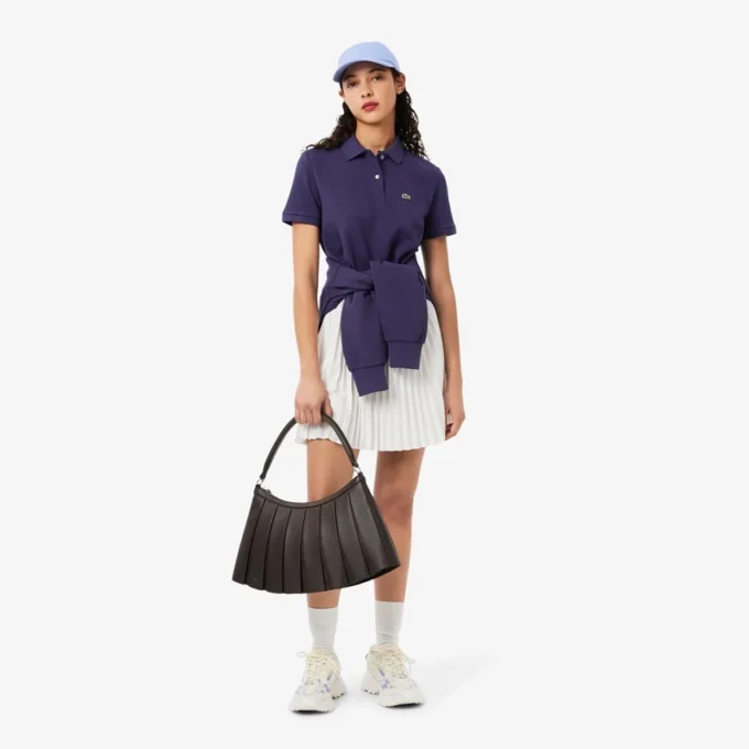 Damen-Poloshirt in Regular Fit aus geschmeidigem Petit Piqué