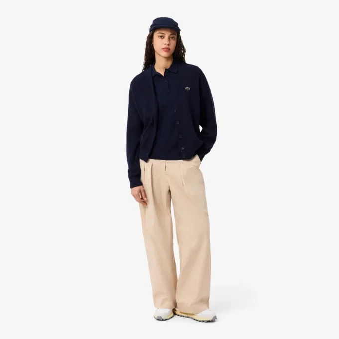 Damen-Poloshirt in Regular Fit aus geschmeidigem Petit Piqué