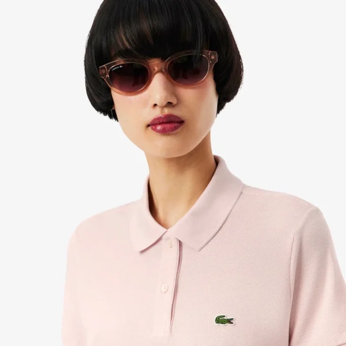 Damen-Poloshirt in Regular Fit aus geschmeidigem Petit Piqué