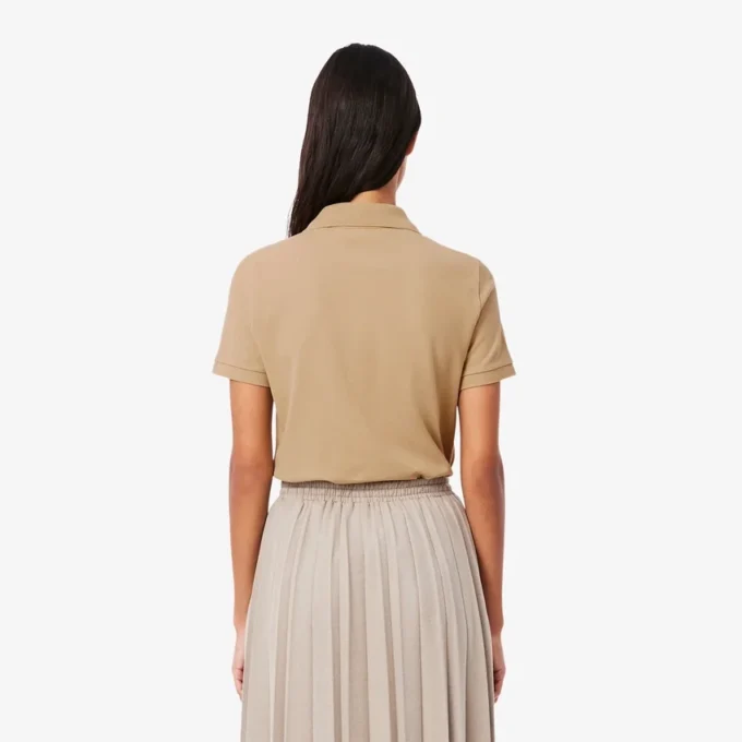 Damen-Poloshirt in Regular Fit aus geschmeidigem Petit Piqué