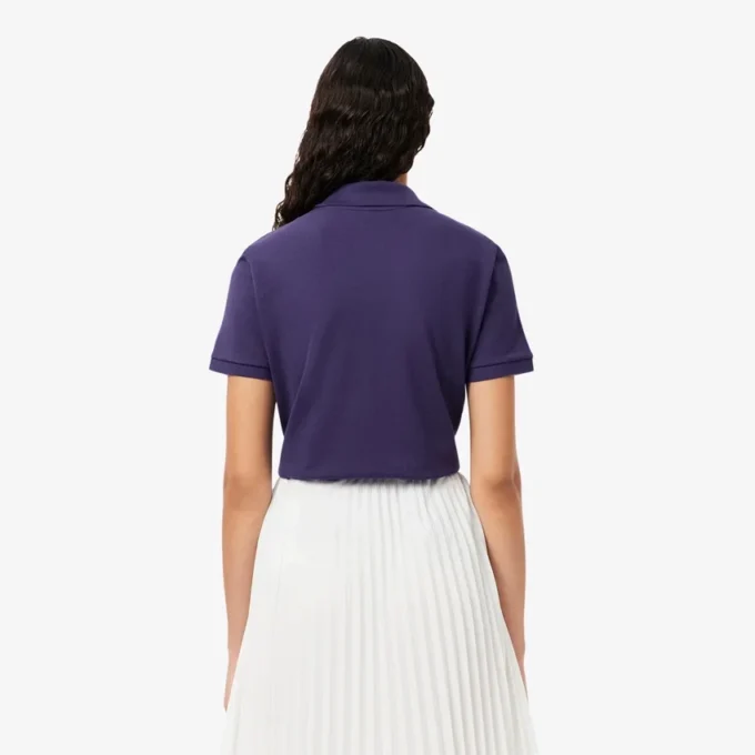 Damen-Poloshirt in Regular Fit aus geschmeidigem Petit Piqué
