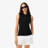 Damen-Poloshirt L.12.12 Slim Fit, ärmellos, Stretch
