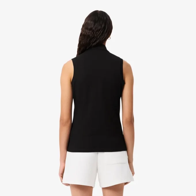 Damen-Poloshirt L.12.12 Slim Fit, ärmellos, Stretch