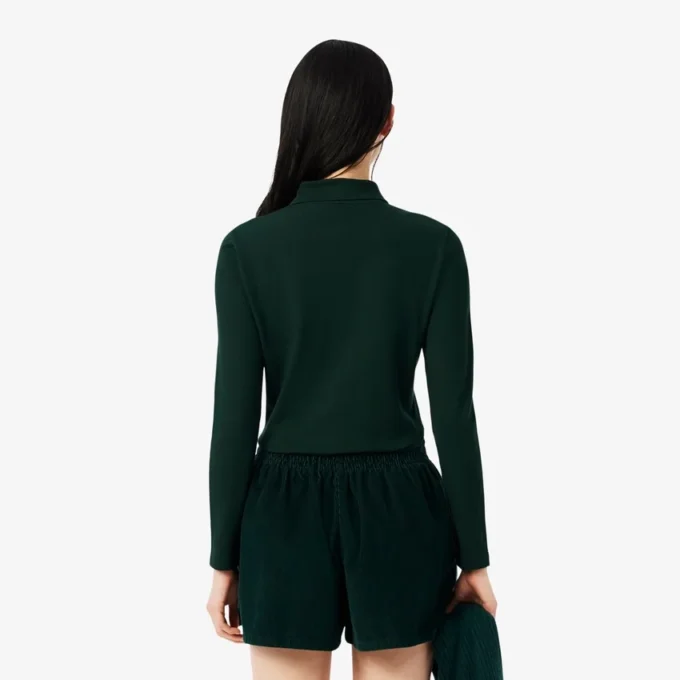 Damen-Poloshirt L.12.12 Slim Fit Stretch Mini Piqua