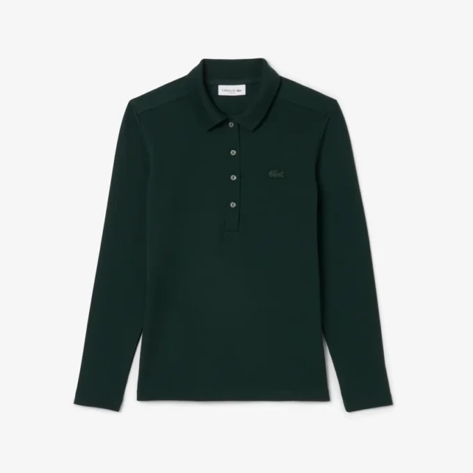 Damen-Poloshirt L.12.12 Slim Fit Stretch Mini Piqua