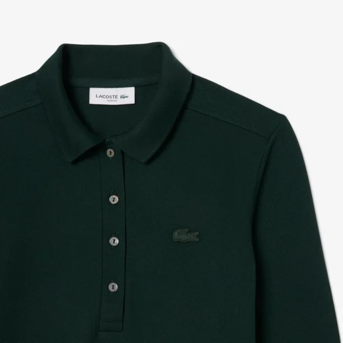 Damen-Poloshirt L.12.12 Slim Fit Stretch Mini Piqua