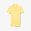 Damen-Poloshirt L.12.D Slim Fit aus gerippter Baumwolle