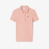Damen-Poloshirt L.12.D Slim Fit aus gerippter Baumwolle