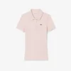 Damen-Poloshirt L.12.D Slim Fit aus gerippter Baumwolle