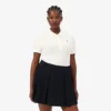 Damen-Poloshirt L.12.D Slim Fit aus gerippter Baumwolle