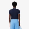 Damen-Poloshirt mit schmaler Passform und Zierdetails L.12.D