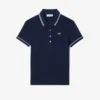 Damen-Poloshirt mit schmaler Passform und Zierdetails L.12.D