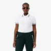 Damen-Poloshirt mit schmaler Passform und Zierdetails L.12.D