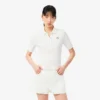 Damen-Poloshirt „Slim Fit Pointelle“ mit L.12.D-Logo